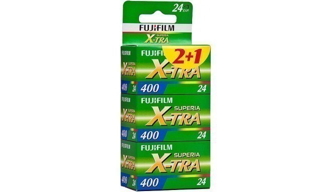 Fujicolor film Superia X-TRA 400/24×3