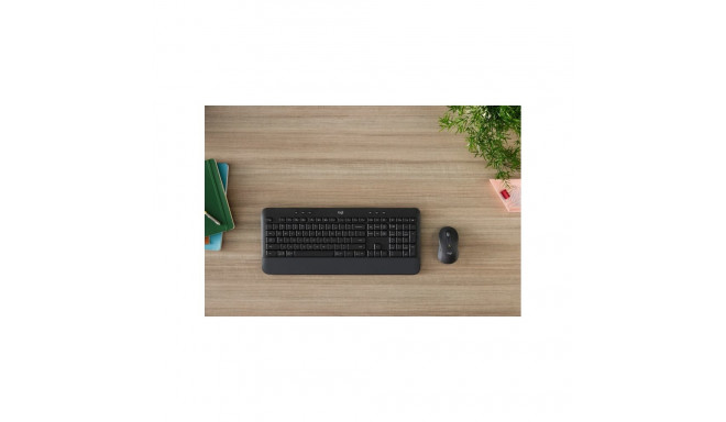 Logitech Signature MK650 Combo for Business klaviatuur + hiir, juhtmevaba, US INT (Qwerty), grafiit