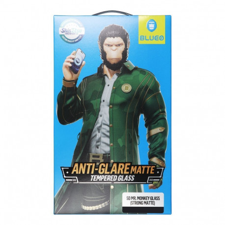 5D Mr. Monkey Glass - Apple iPhone 12 Pro Max black (Anti-Glare Strong Matte)