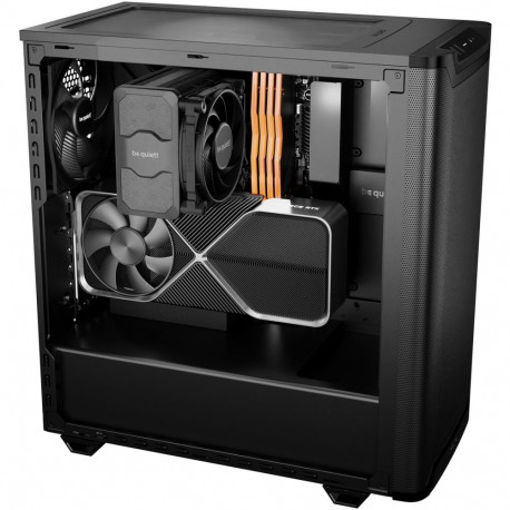 Be quiet PURE BASE 501 Airflow Window (black, tempered glass)