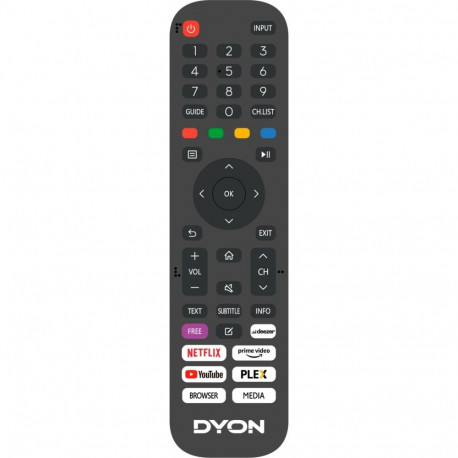 DYON SMART 40 VX-2, LED TV - 40 - black, FullHD, WLAN, Smart TV