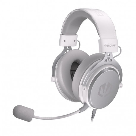 Endorfy VIRO Plus USB, gaming headset (white, USB-A, 3.5 mm jack)