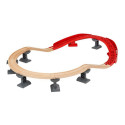 BRIO rail package mountain and valley, train (wood/red, 16 pieces)