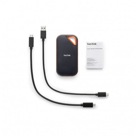 Extreme PRO väline SSD V2 2TB USB-C 3.2 Gen 2x2 (20Gbit/s), must/oranž