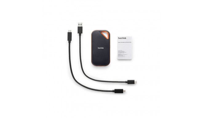Extreme PRO väline SSD V2 2TB USB-C 3.2 Gen 2x2 (20Gbit/s), must/oranž