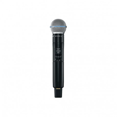 Shure SLXD2/B58=-G59 käsisaatja Beta®58A kapsliga, 470–514 MHz