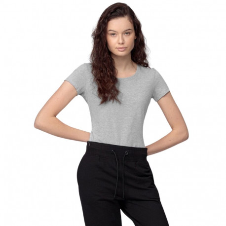 4F naiste särk NOSH4 TSD001 27M M, jahe helehall melanž