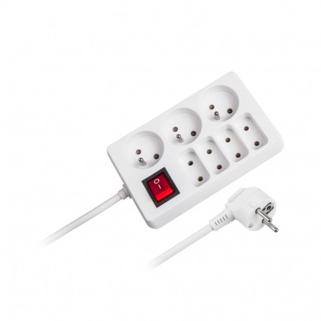 Rebel 7-pesaline pikendusjuhe lülitiga, 3m (1,5mm)