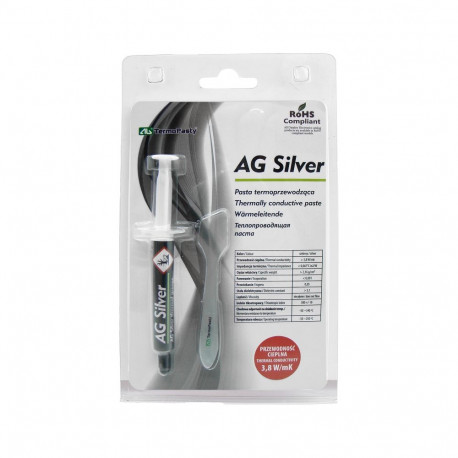 Pasta termoprzewodząca Silver 3g AG AGT-107 (5 tk.)