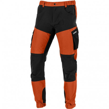 ceglasto-must stretch-elementidega püksid, "xl", ce,lahti