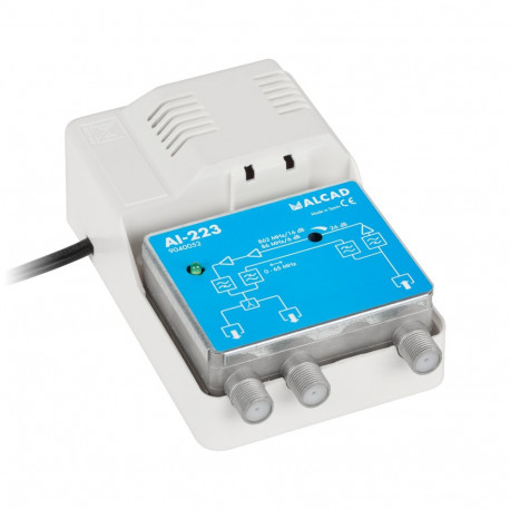 sisemine antennivõimendi CATV (RP 65 MHz) 12V AI-223 ALCAD