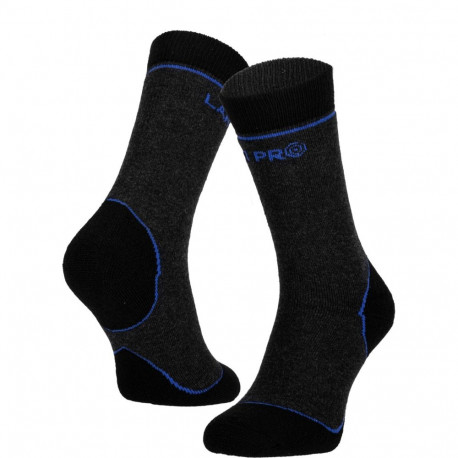 Skarpety rob. ocieplane czarno-szare, 1 para, "43-46", lahti