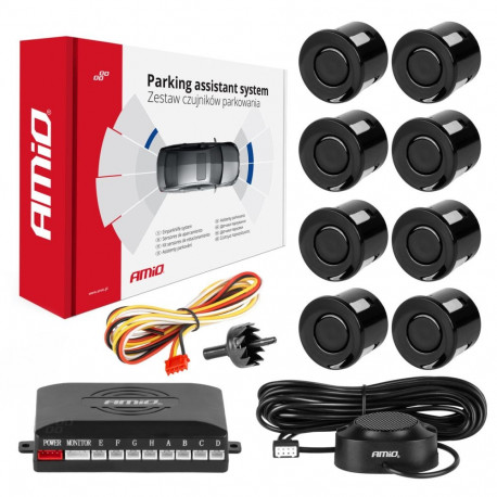 Zestaw czujników parkimise andurid summer 8 andurit must amio-01575