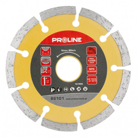 Tarcza diamentowa segment 115*2.0*7.5*22.23 proline