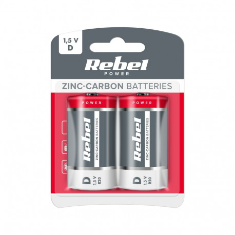 tsingisüsinikpatarei REBEL R20 2 tk/bl