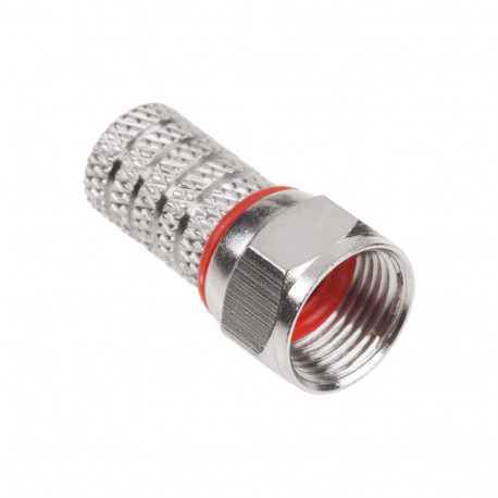 Wtyk SAT F HQ+uszczelka CU RG59 5,8mm (50 tk.)
