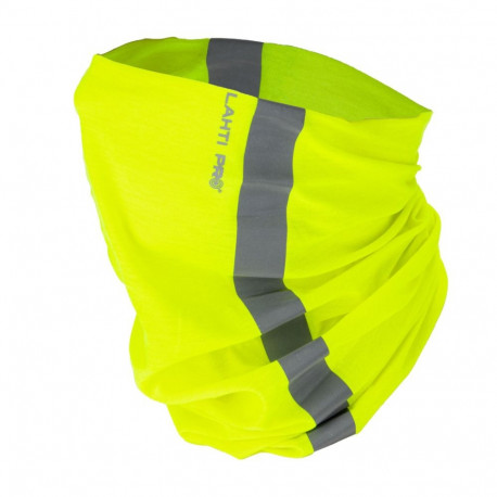 Chusta wielofunkcyjna żółta z pasem odblask., lahti