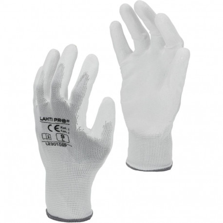 valged pu kindad l230108p, 12 paari, "8", ce, lahti