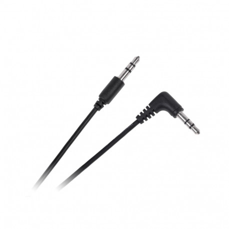 Kabel JACK 3.5 pistik – JACK 3.5 pistik 0.5m nurk-otse Cabletech standard