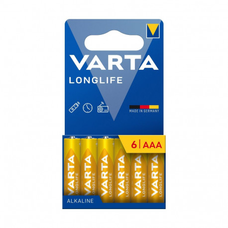 VARTA LR03 LONGLIFE alkaalipatarei 6 tk/bl.