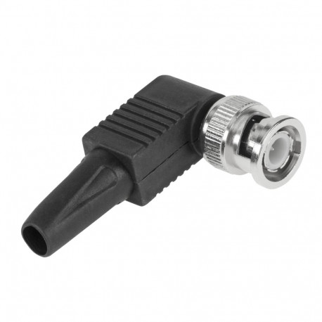 BNC nurgaga pistik painduva kaitsega (25 tk.)