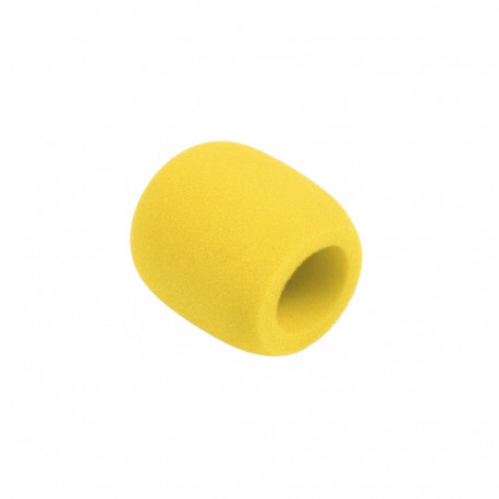 mikrofoni käsn kollane (5 tk.)