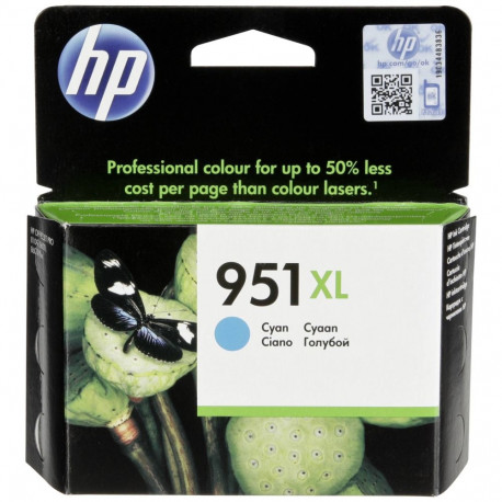 HP 951XL -mustekasetti, syaani