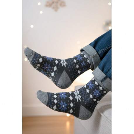 SOKISAHTEL ALLAN jõulumustriga soojad sokid 446