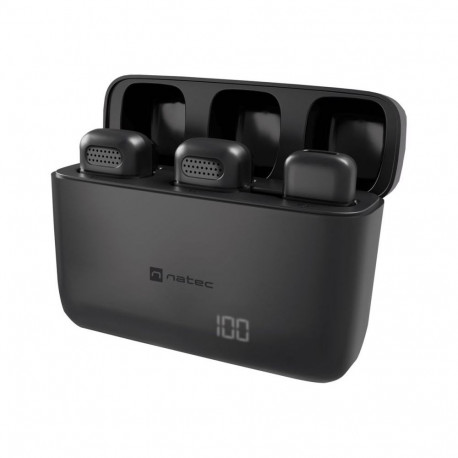 Natec | Microphone | NMI-2253 | Hopper | Wireless | Black
