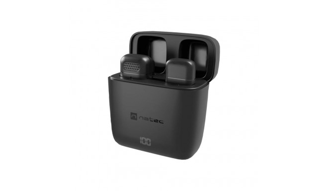 Natec Microphone | NMI-2255 | Hopper | Built-in microphone | Wireless | Black