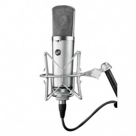 Warm Audio stuudiomikrofon WA-67, hõbedane