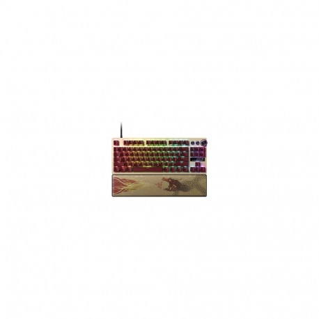 Razer Huntsman V3 Pro Tenkeyless keyboard Gaming USB QWERTY UK International Gold, Yellow
