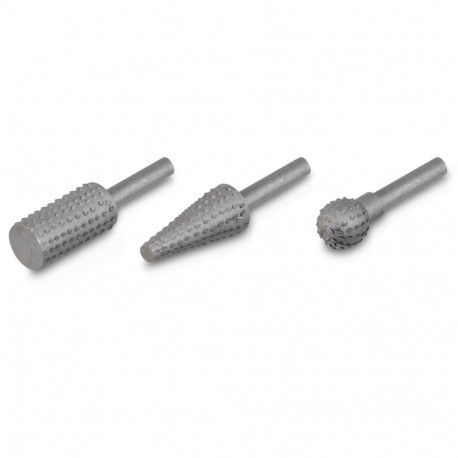 Sanding bit set for wood (3pcs.) Kreator
