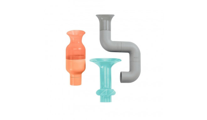 Building Bath Toy Tubes Blue Multi