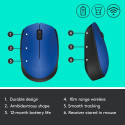 MOUSE USB OPTICAL WRL M171/BLUE 910-004640 LOGITECH