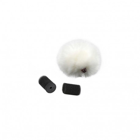 Microphone Accessory - Rycote White Lavalier Windjammer (lav, windscreen, white)