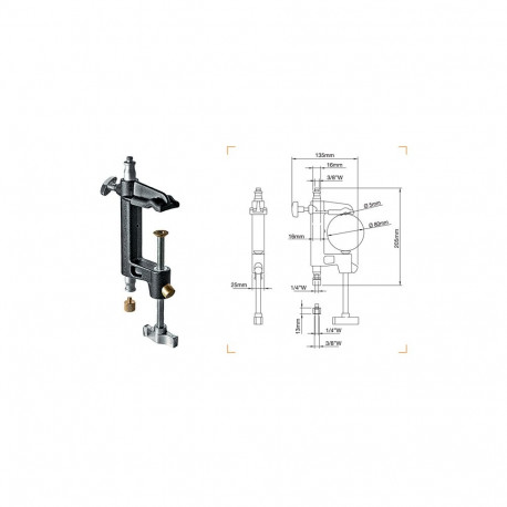 Camera Accessory Manfrotto Klamra 5-80mm Quick Attachment
