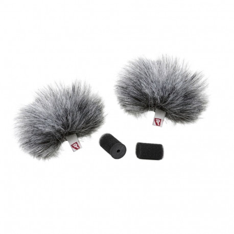 Audio Equipment - Rycote Grey Lavalier Windjammer Windscreen Pair
