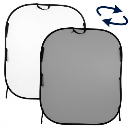 Backdrop - Lastolite Tło Plain 1.5x1.8m White/Grey