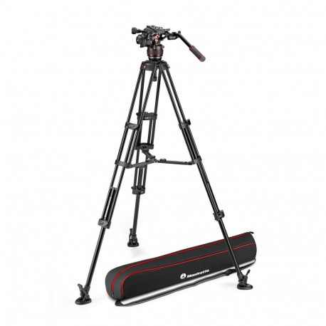 Tripod Manfrotto Zestaw Twin Alu 608 Fluid Head