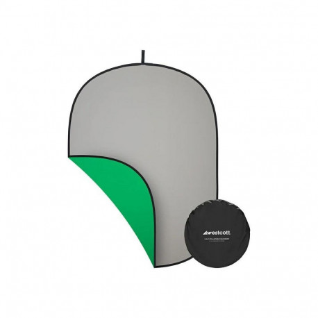 Photography Backdrop - WESTCOTT 2-in-1 Gray Foldable Backdrop