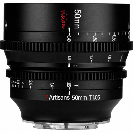 Camera Lens - 7Artisans Vision 50mm T1.05 M43 (50mm, T1.05, Metal Body)