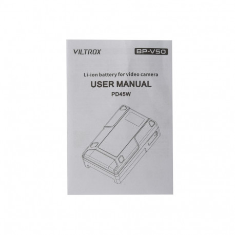 Battery - Viltrox BP-V50 Rechargeable Battery for Cameras