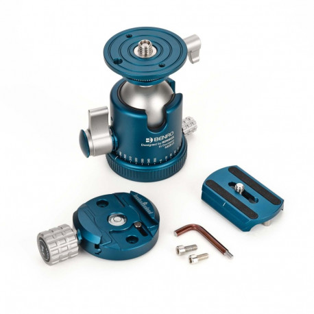 Tripod Head - Benro Novoflex NBBH3 Ball Head with Quick-Release Plate