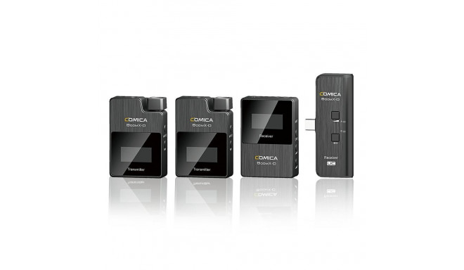 Audio Equipment - Comica BoomX-D D2 Wireless Microphone System Dual-Channel Rechargeable