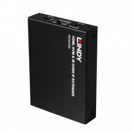 AV Extender - Lindy HDMI KVM IR over IP Extender 1920x1080@60Hz