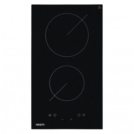 Cooking Hob - Akpo PKA 30 Built-in 30cm 2 Zones Touch Control Black