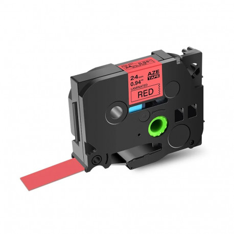 Compatible tape Brother TZe-451 24mm Black on Red
