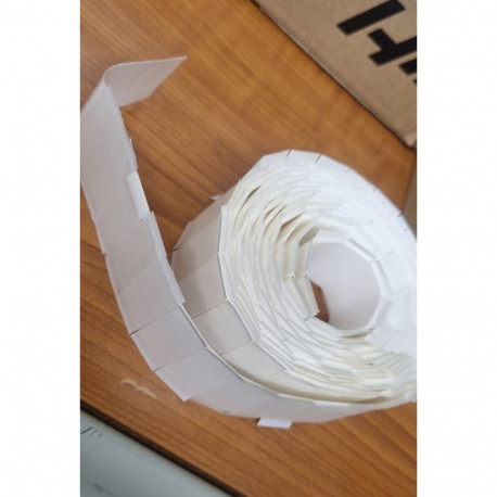 Kleebitavad liimipadjad 6060-200, 12x25mm, kahepoolsed / 200 tk karbis kleeppadi