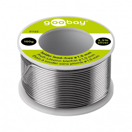 Goobay professionaalne pliivaba jootetina, ø 1.0 mm, 100 g